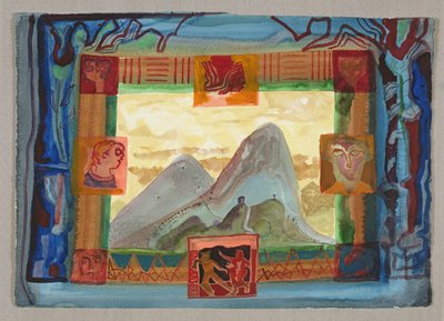 Berggipfel und Gesichter von Michael Chase